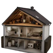 Haus oder Wohnung